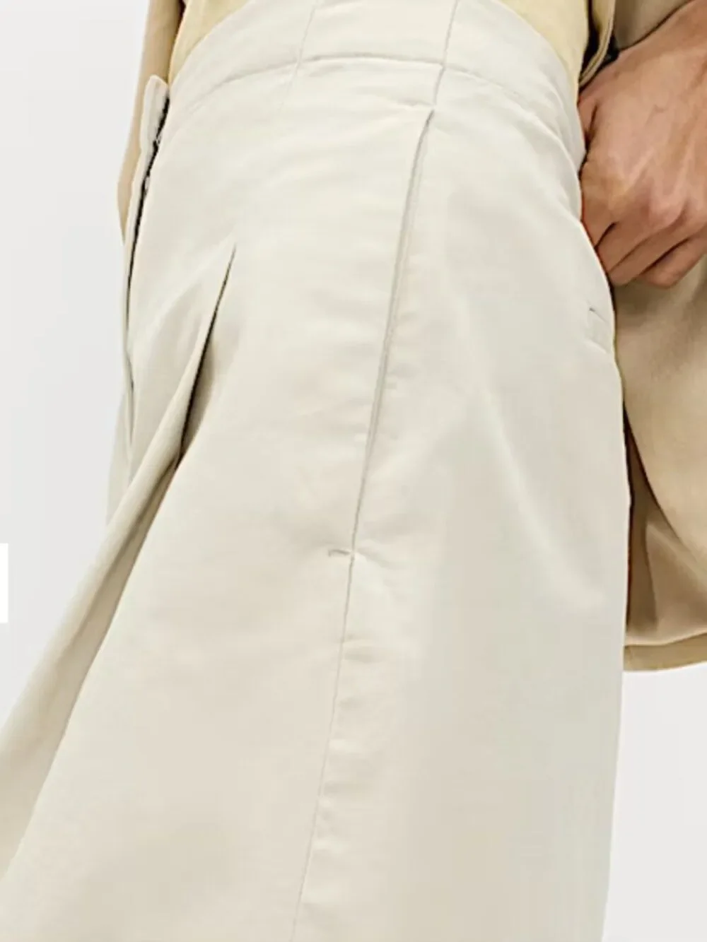 Marks & Spencer Cotton Rich High Waisted Pleat Front Bermuda Shorts - SZ 10- NWT